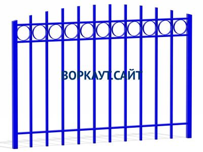 Ограждение спортивной площадки МАФ 5005 в Омске